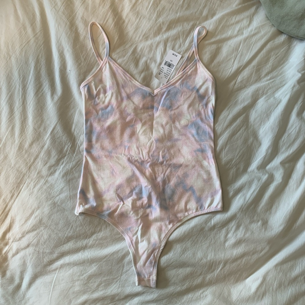 PacSun Pastel Tie-Dye Spaghetti Strap Bodysuit